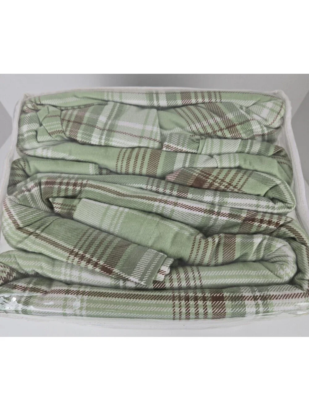 Living Quarters Cold Weather King Size Heavy Weight Cotton Flannel Sheet Set